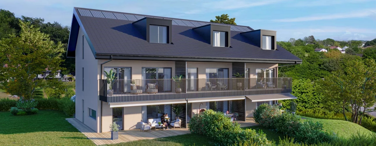 Logis du Bois Genoud - Romanel-sur-Lausanne, 3 villas contigües